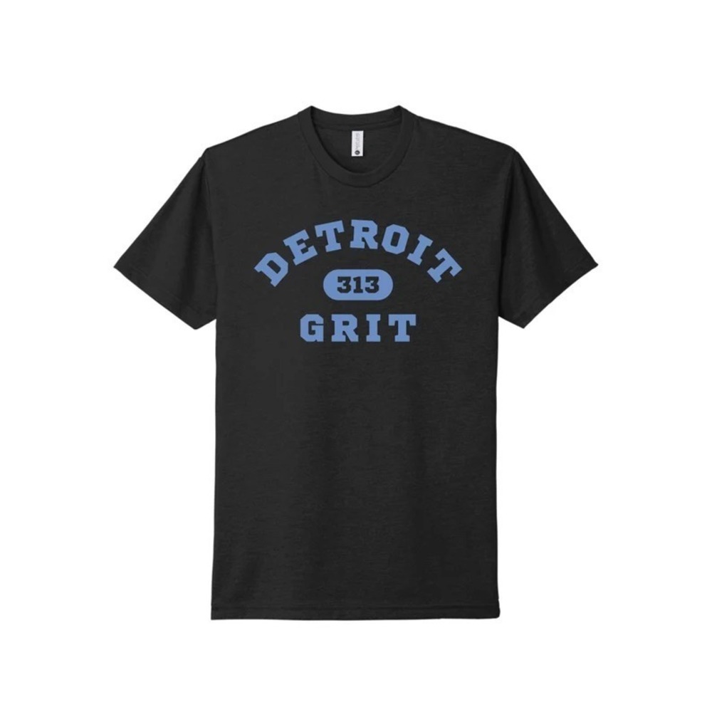 Detroit Grit 313 Detroit Football TShirt